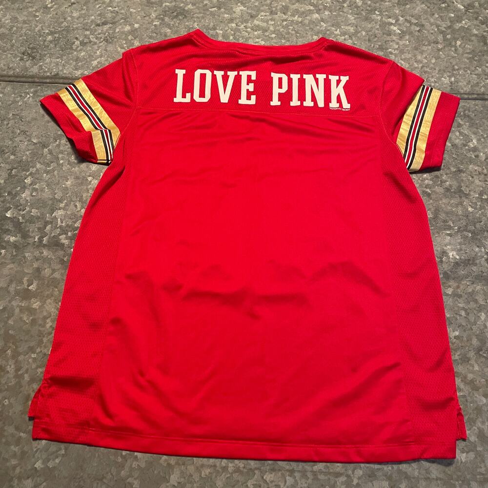 Pink Victoria's Secret San Francisco 49ers Niners 46 NFL Jersey Shirt Medium - Picture 6 of 10